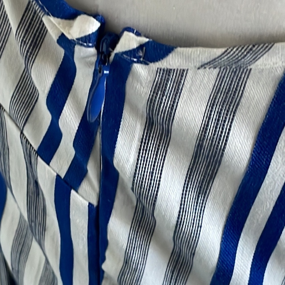Milly Stripe Shirtdress Size 4 - Picture 9 of 13